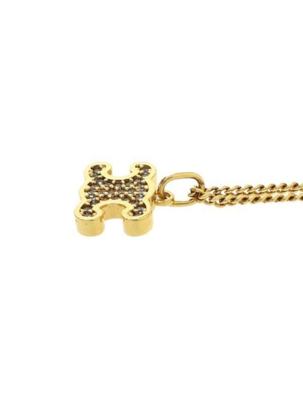 Celine Triomphe Rhinestone Necklace - Picture 3 of 7